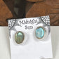 Labradorite Sterling Silver Stud Earrings