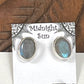 Labradorite Sterling Silver Stud Earrings