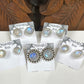 Moonstone Sterling Silver Stud Earrings - 5 Sizes Available