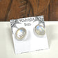 Moonstone Sterling Silver Stud Earrings - 5 Sizes Available
