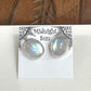 Moonstone Sterling Silver Stud Earrings - 5 Sizes Available