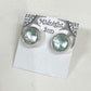 Blue Topaz Sterling Silver Stud Earrings - 6 Sizes Available