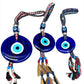 Woven Wool Tassel & Bead Evil Eye Hangings
