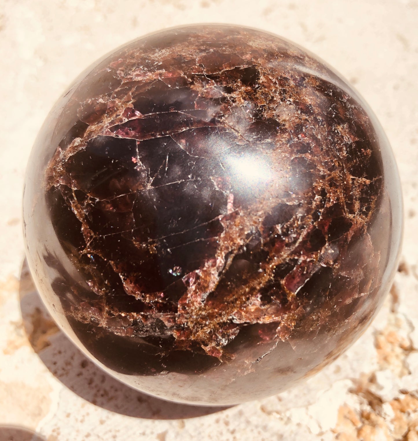 Large Garnet Spheres from India