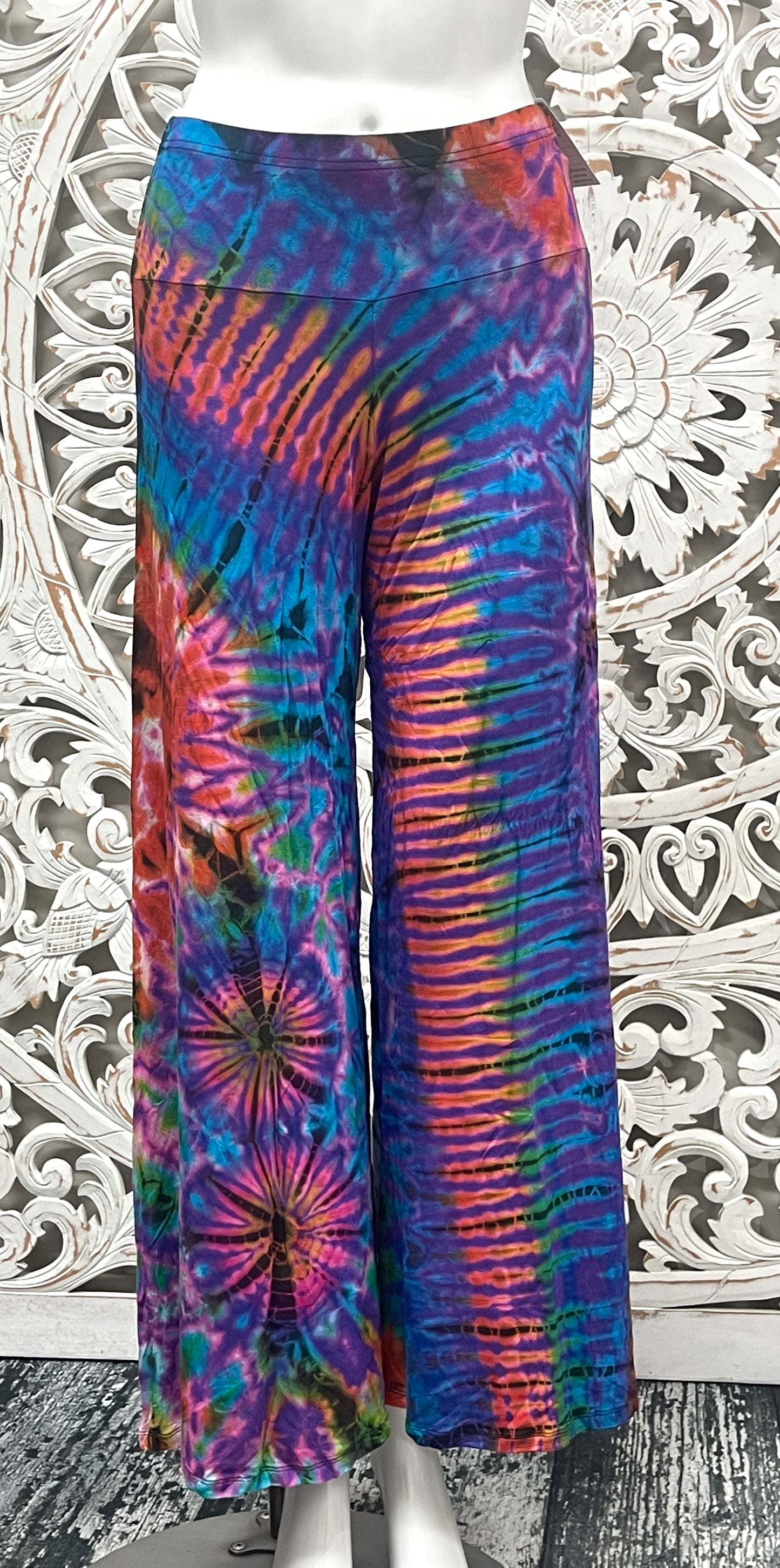 Yoga Pants Wide Leg Full Tie Dye