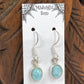 Larimar Sterling Silver Earrings