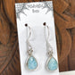Larimar Sterling Silver Earrings