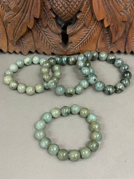 Burmese Jade Stretchy Bracelets