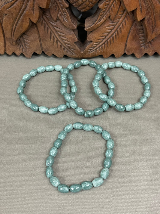 Burmese Jade Stretchy Bracelets