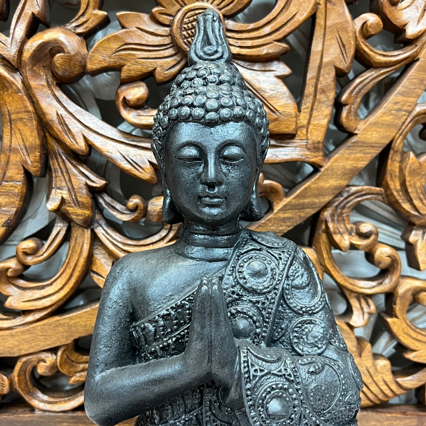 Large Shungite Meditating Buddha