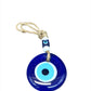Glass Evil Eye with Gold Trim Wall Hangings