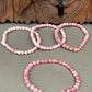 Rhodochrosite Stretchy Bracelets