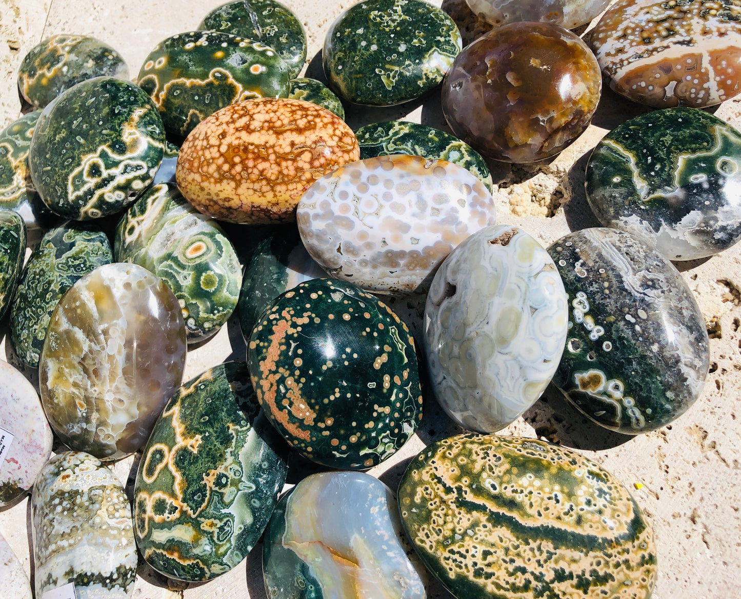 Kabamby Ocean Jasper Palm Stones