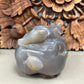 Carved Agate Frog