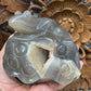 Carved Agate Frog