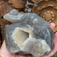 Carved Agate Frog