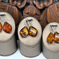 Amber Drop Earrings Sterling Silver