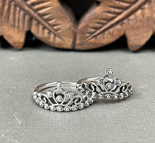 Sterling Crown Ring