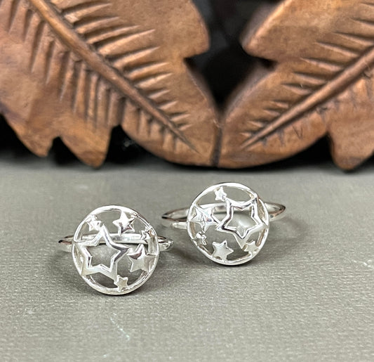 Sterling Stars Ring