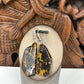 Natural Baltic Amber Slice Earrings