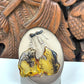Natural Baltic Amber Slice Earrings