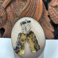 Natural Baltic Amber Slice Earrings