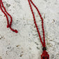 Macramé Crystal Bag Necklace