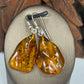 Natural Baltic Amber Drop Earrings