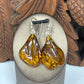 Natural Baltic Amber Drop Earrings