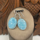 Larimar Sterling Silver Earrings - 4 sizes Available
