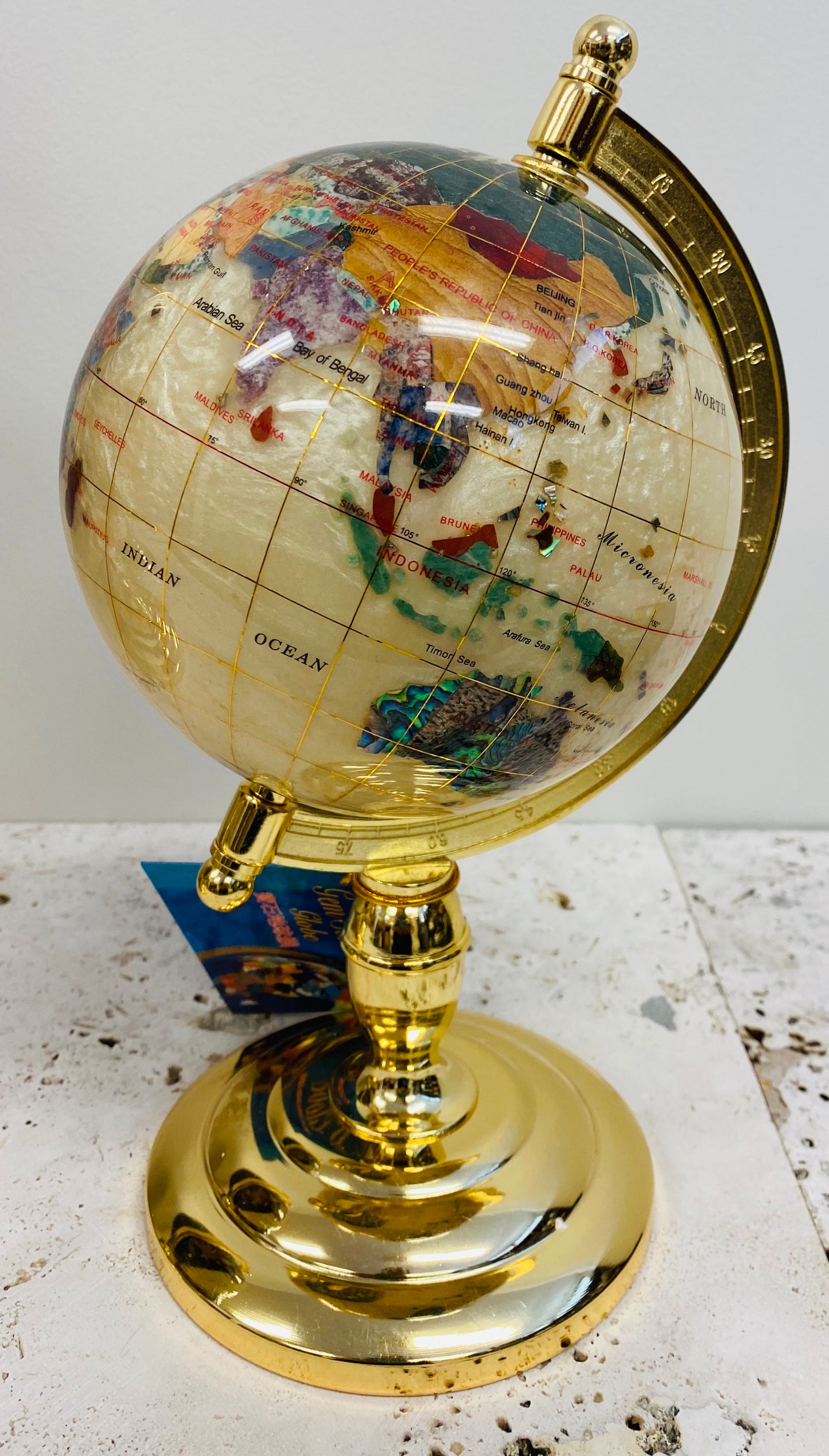 Spinning Gemstone Globes - Available in 3 Sizes