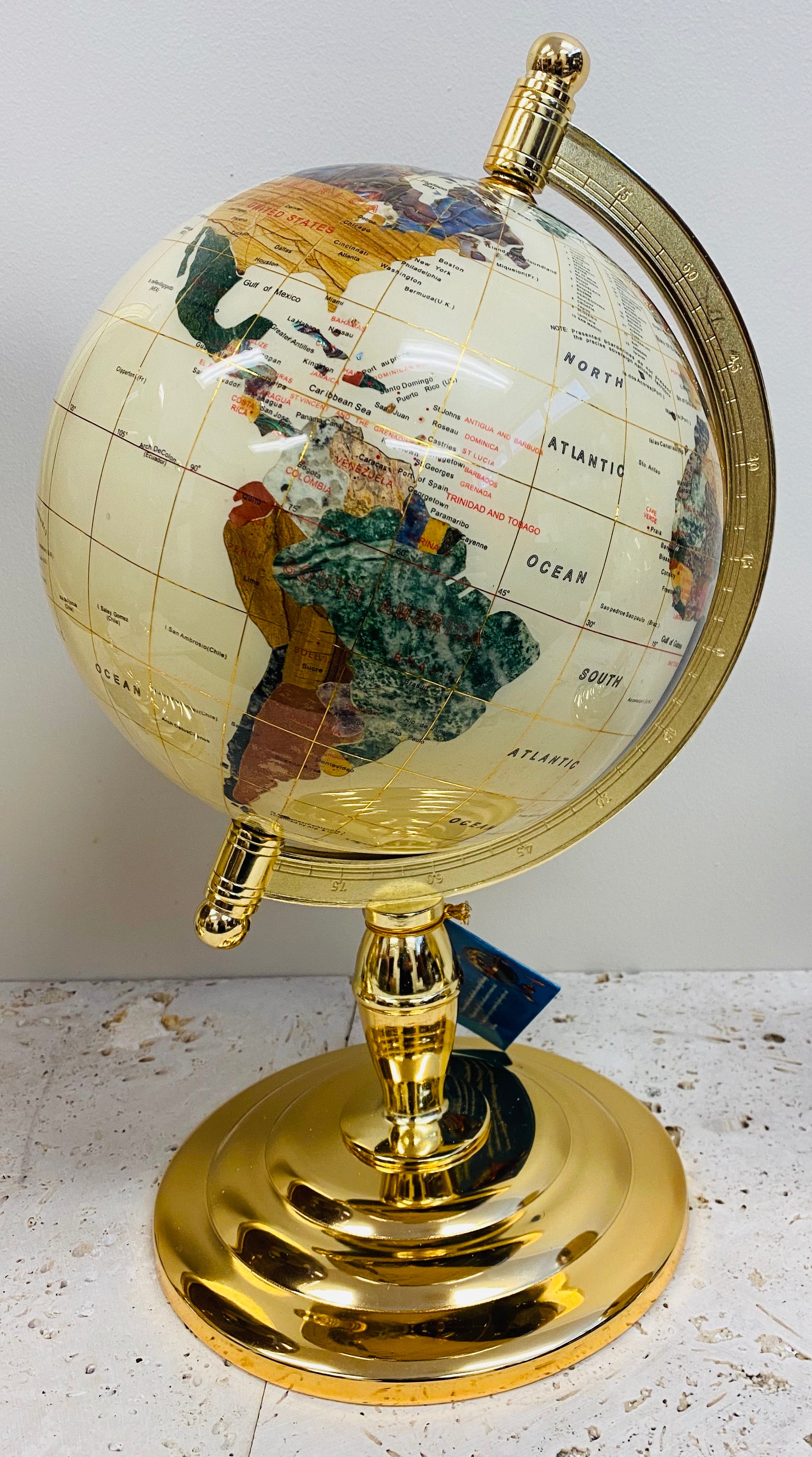 Spinning Gemstone Globes - Available in 3 Sizes