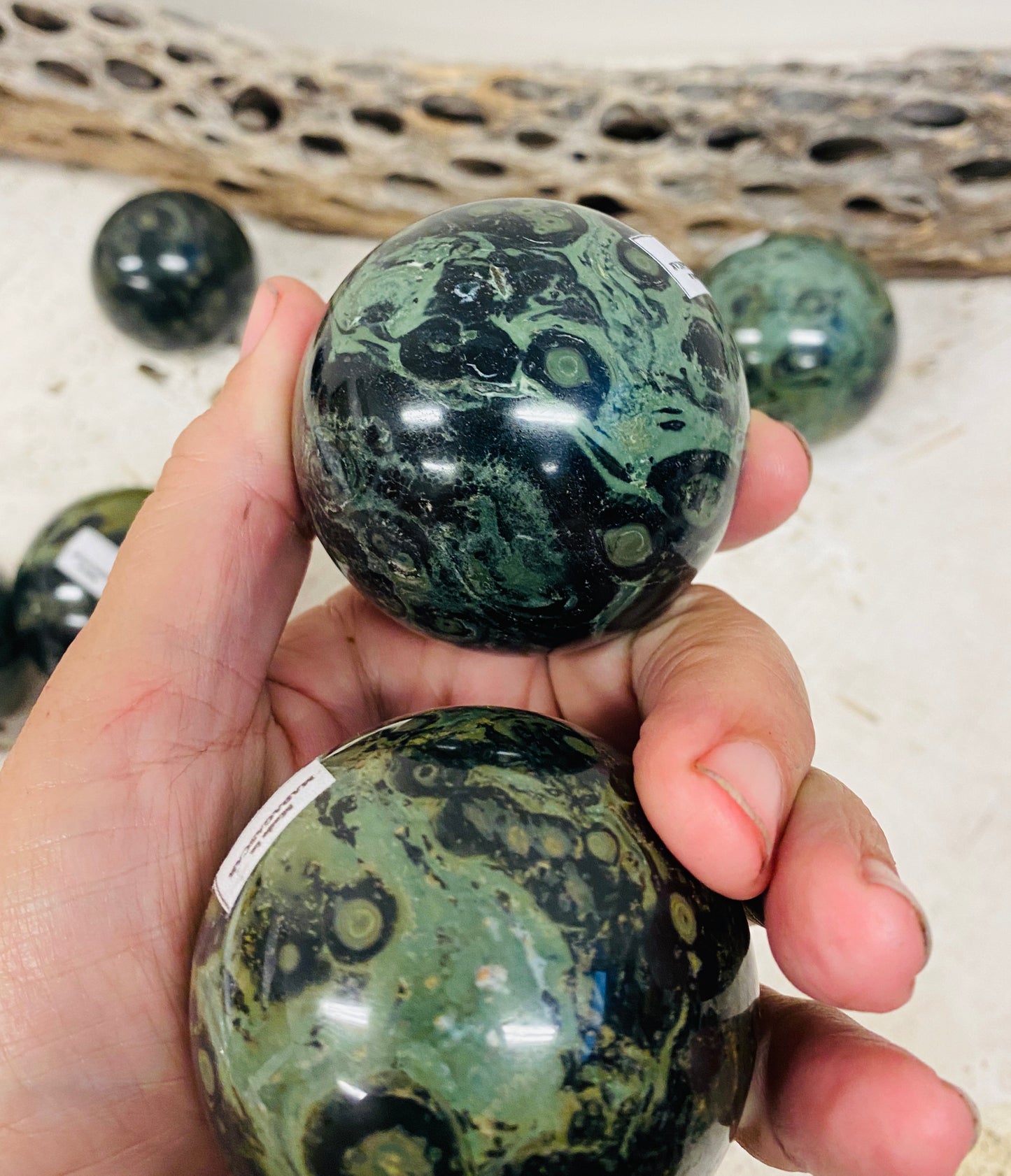 Nebula Stone Spheres