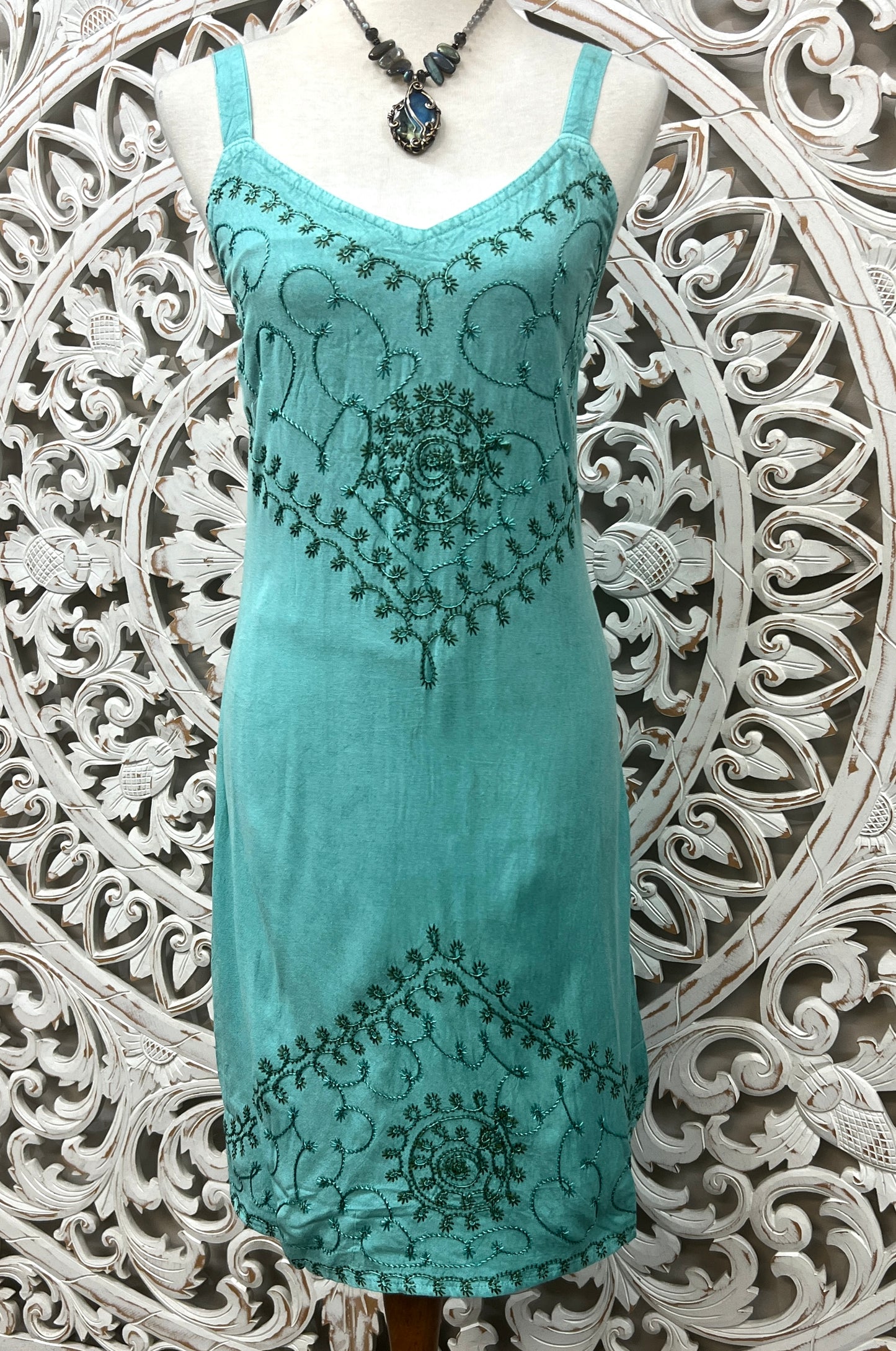 Embroidered Sun Dress Style