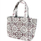 Flower Block Print Market Bag