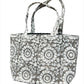 Flower Block Print Market Bag