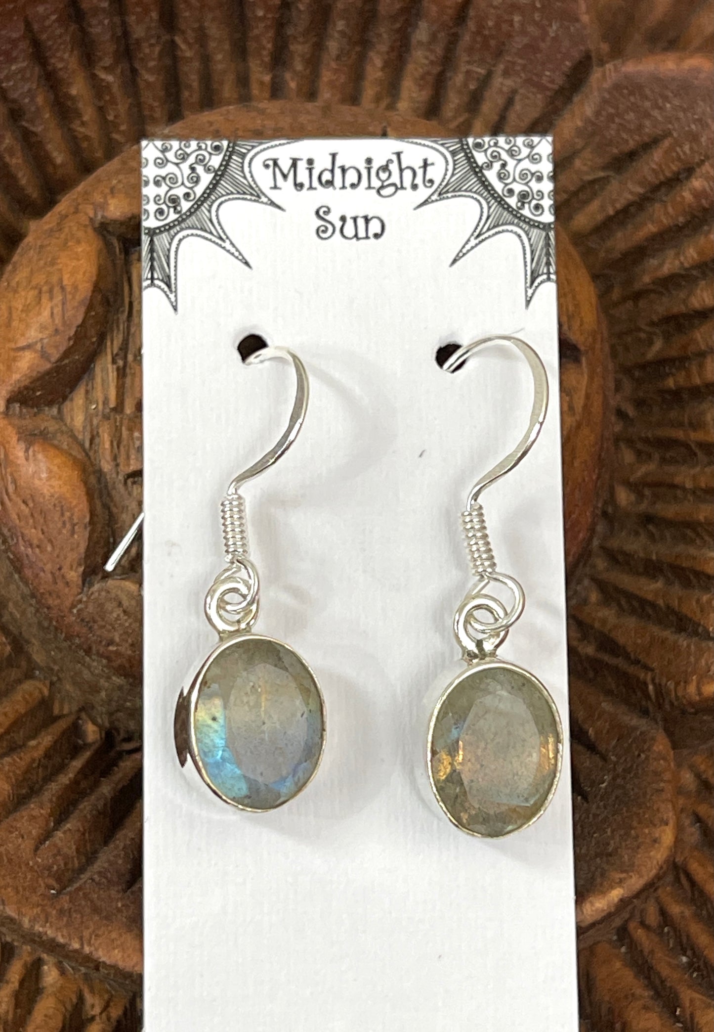Labradorite Sterling Earrings - 2 sizes available