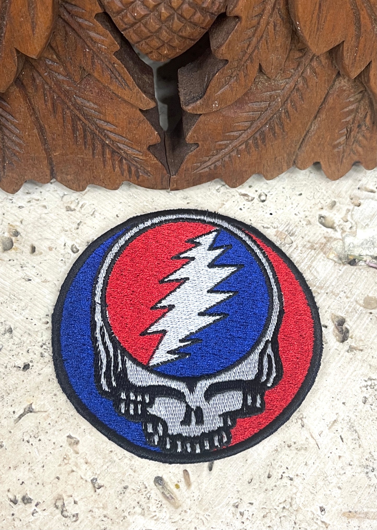 Hand Embroidered Steal Your Face Patches