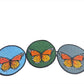 Hand Embroidered Butterfly Patches