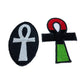 Handmade Ankh Patches