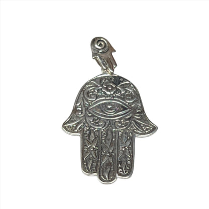 Hamsa & Evil Eye Pendant