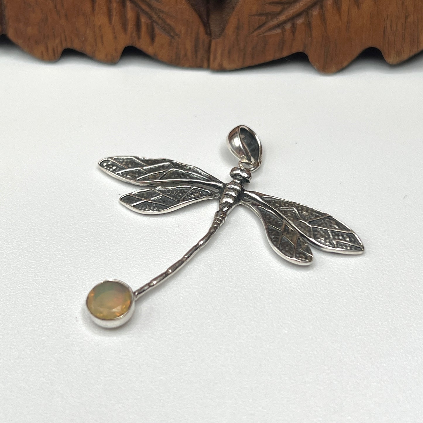 Dragonfly Pendants | Faceted Stones