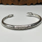 Hand Etched Cuff Bracelet
