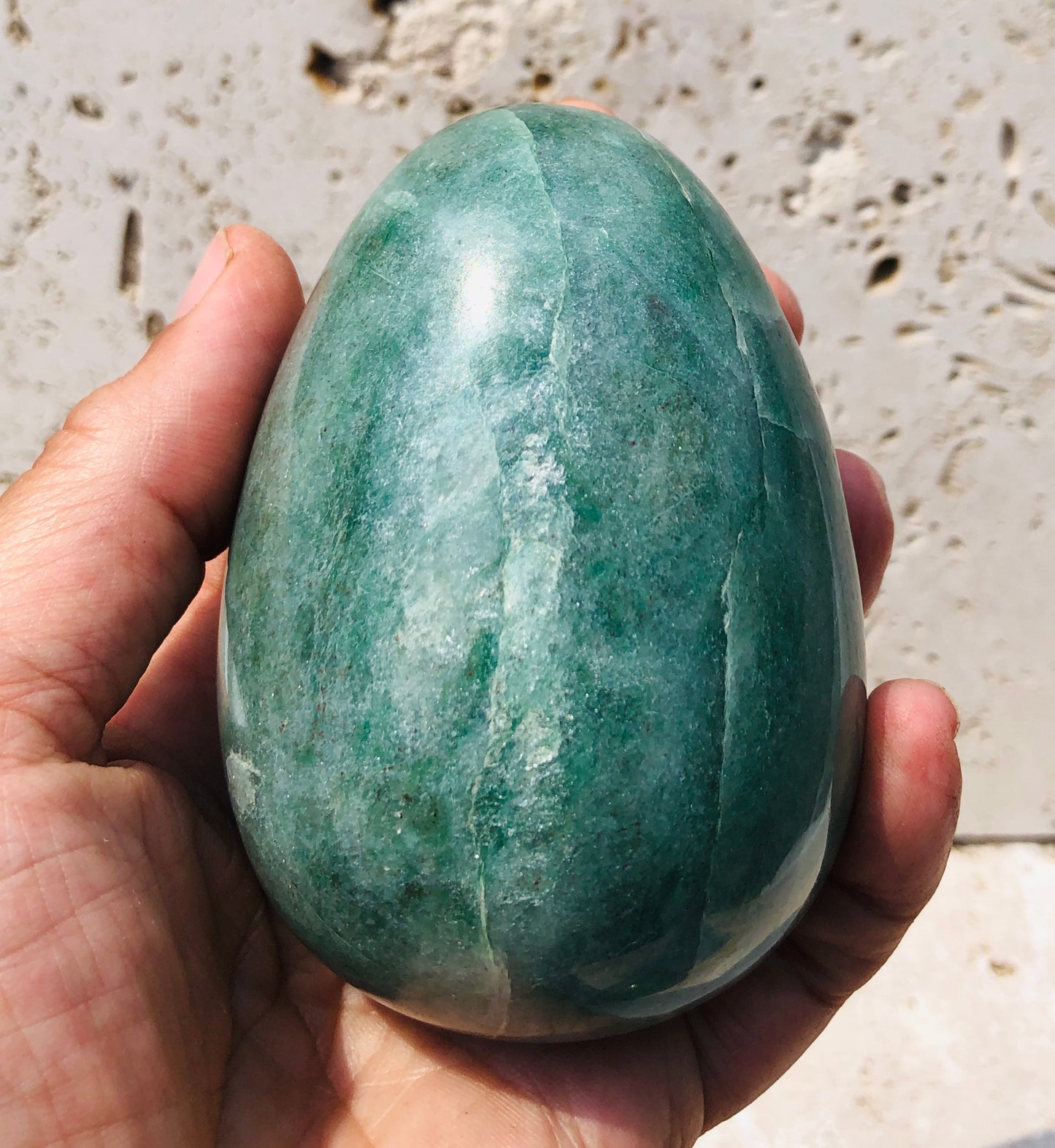 Large Green Aventurine Eggs