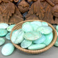Chrysoprase Palmstones from Indonesia
