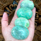 Chrysoprase Palmstones from Indonesia