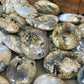 Tiger Dendrite Palmstones from Indonesia
