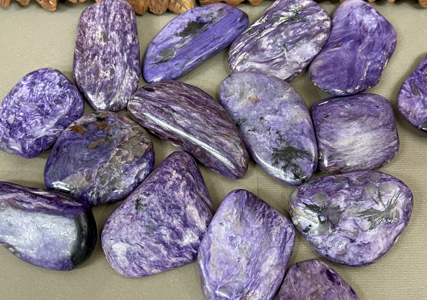 Charoite Smooth Flat Stones