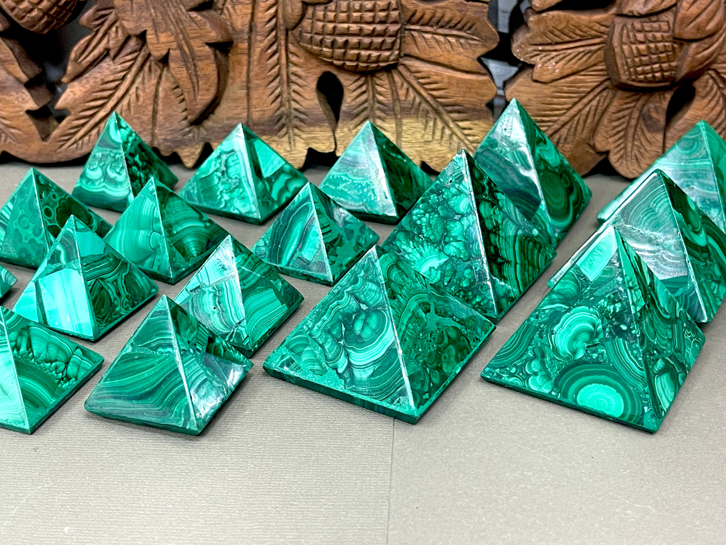 Malachite Pyramids
