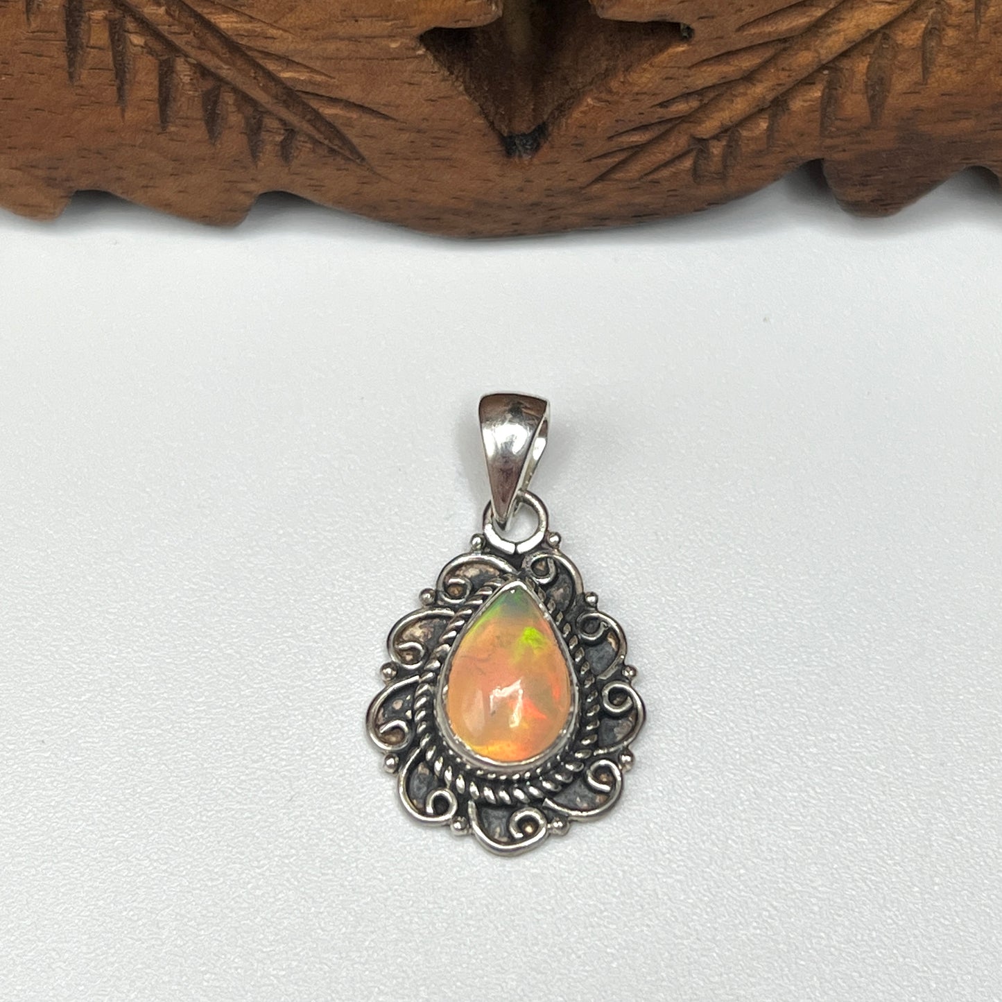 Natural Ethiopian Opal Pendants